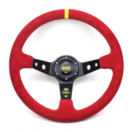 OMP Red Alcantara Steering Wheel