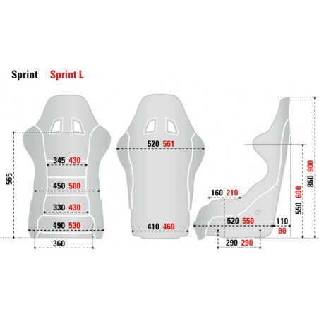 Sparco racing seat Sprint